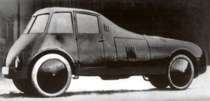 INEDIT! Maşina cu roţile în interiorul caroseriei, inventată de un român