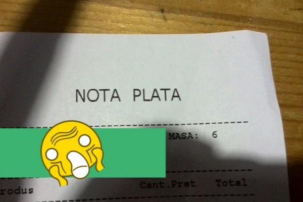 Nu o să îţi vină să crezi aşa ceva! Ce a găsit scris un român pe un BON FISCAL