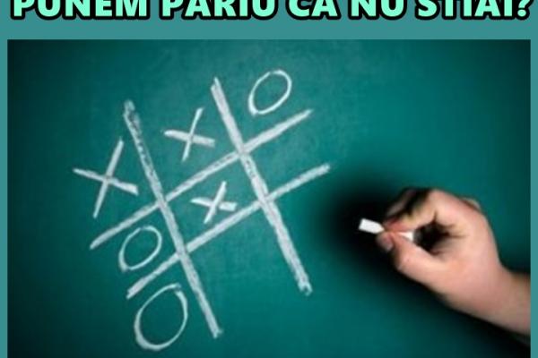 AŞA nu pierzi niciodată la "X şi 0". Trucul incredibil