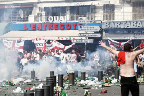 Ciocniri violente la Campionatul European de Fotbal 2016