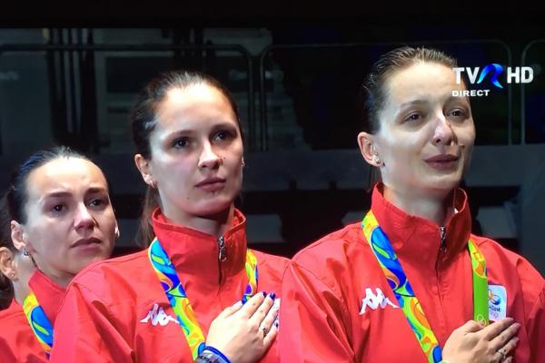 RIO 2016: Primele reacţii ale româncelor care au câştigat aurul olimpic la spadă. “Cu această victorie ne-am spălat păcatele de la individual”