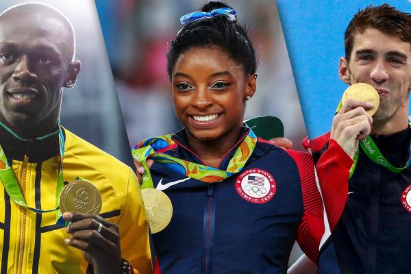 TRIO FORMIDABIL la RIO 2016: Usain Bolt, Simone Biles şi Michael Phelps intră în istorie