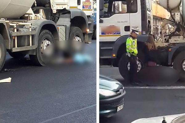 Scene de GROAZĂ în Cluj! Un bătrân a fost STRIVIT de o autobetonieră sub ochii îngroziţi a zeci de oameni