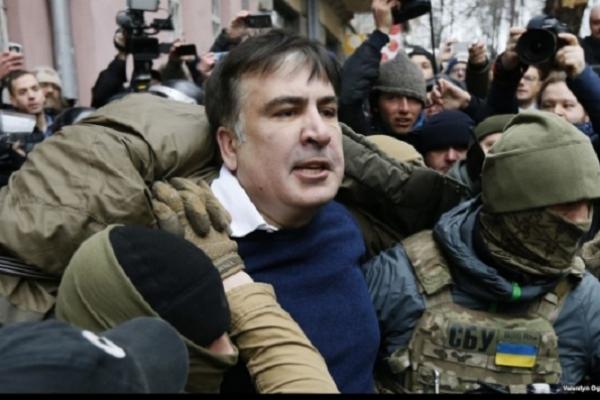 Mihail Saakaşvili, fostul preşedinte al Georgiei, a fost arestat din nou în Ucraina