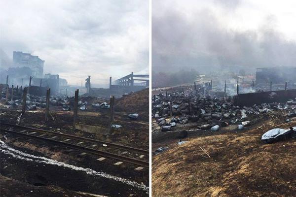 A murit bărbatul care a suferit ARSURI în urma incendiului devastator de la fabrica de uleiuri din Orăștie