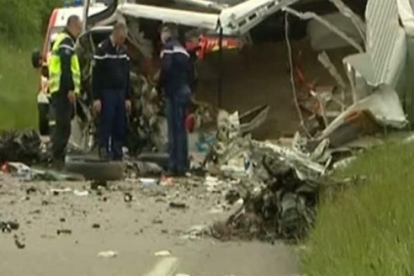 Familia unui șofer de TIR român, mort în chinuri groaznice într-un accident în Franța, cere 5 milioane de euro despăgubire