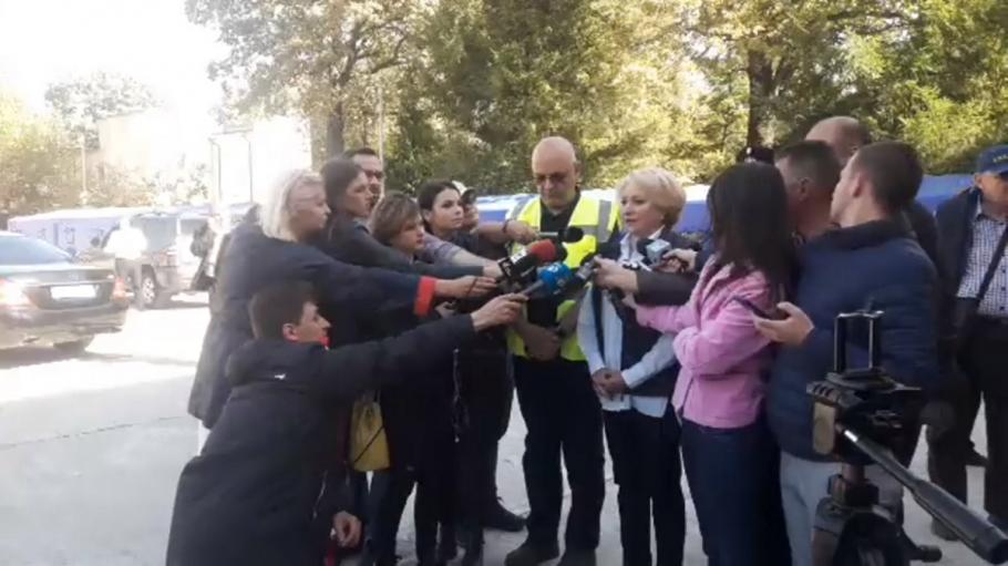 Viorica Dăncilă Viorica Dăncilă și Raed Arafat dau declarații