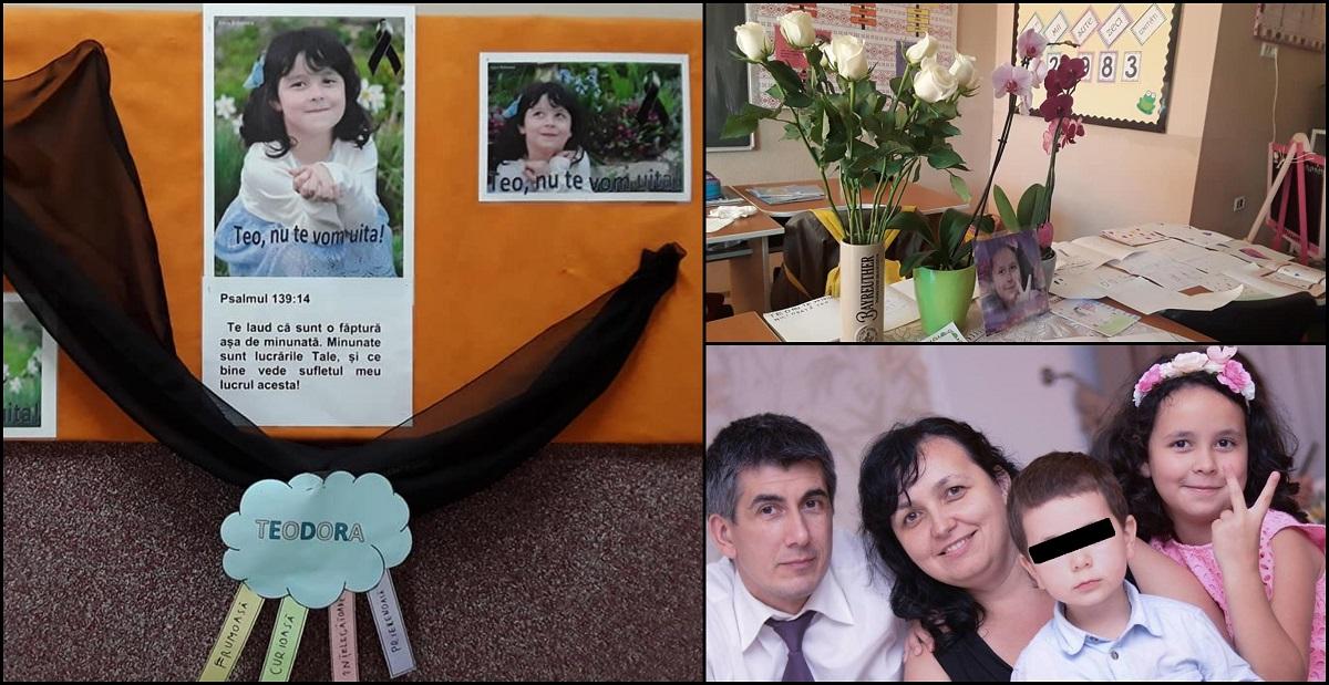 Teodora, fetiţa de 9 ani ucisă de un şofer Live pe Facebook, e plânsă de colegii de şcoală. Momente grele la intrarea în clasă