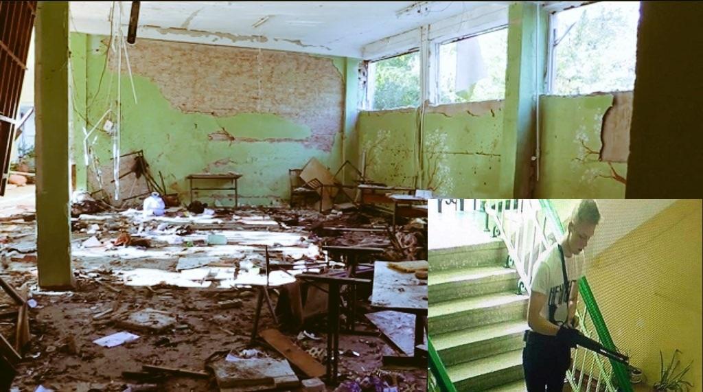 Primele imagini din cantina liceului din Kerci, Crimeea