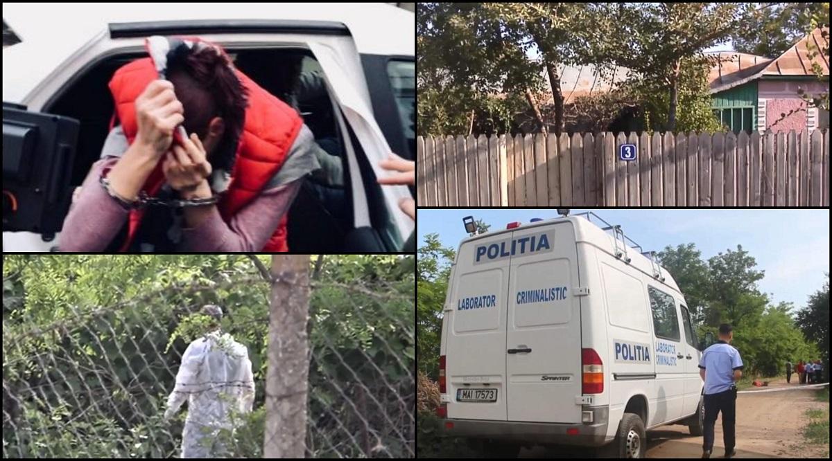 Filmul crimei din Lanurile, unde un poliţist a fost tranşat în propria casă. Anchetatorii scot la iveală detalii înfiorătoare