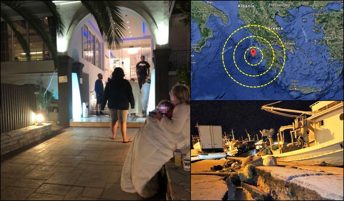 Cutremur puternic în Grecia. Seismul de 6.8 pe Richter, resimţit în Italia şi Albania. Zeci de turişti din Insula Zante, evacuaţi