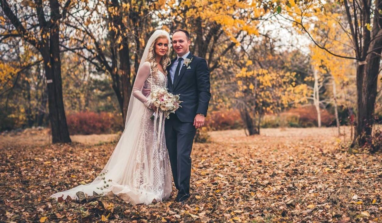 Alexandru Toader și soția sa, Bianca