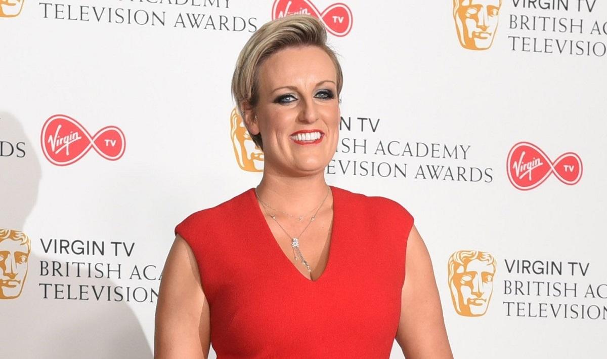Steph McGovern la ceremonie, pe covorul roșu de la BAFTA