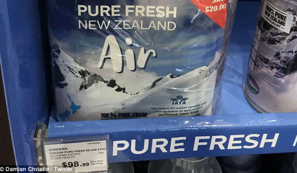 Aerul curat din Noua Zeelanda este vandut la oferta pentru 100 de dolari