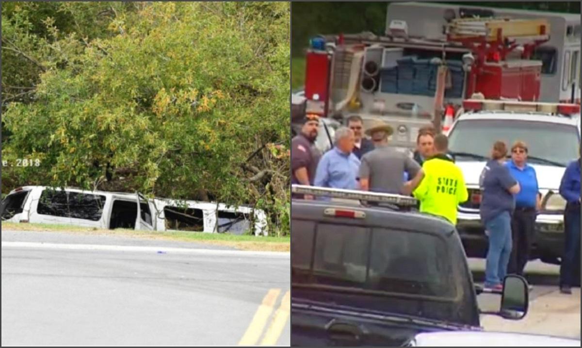 Carnagiu pe o autostradă din New York