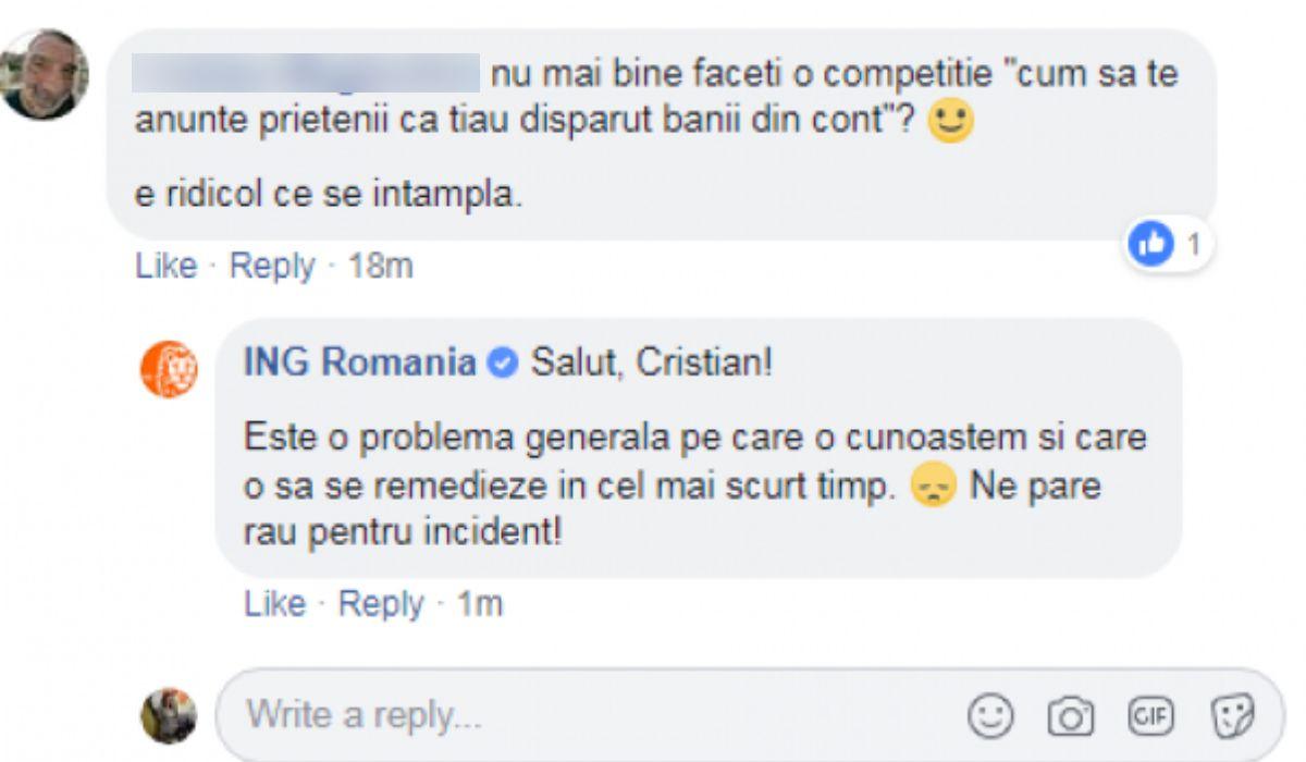 Mai mulţi români s-au trezit fără bani în conturi după o eroare de sistem la ING Bank