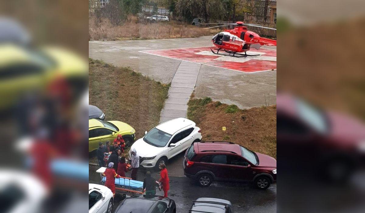 Heliportul Spitalului Judeţean din Constanţa a fost blocat de un şofer inconştient