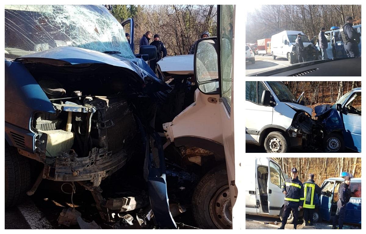7 jandarmi au fost răniţi grav într-un accident în Covasna