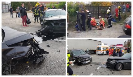 Accident cu 4 victime, toţi studenţi, la Podul Iloaiei