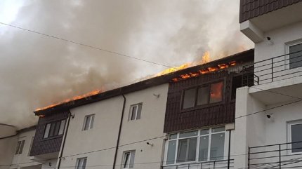 Incendiu violet în Chiajna