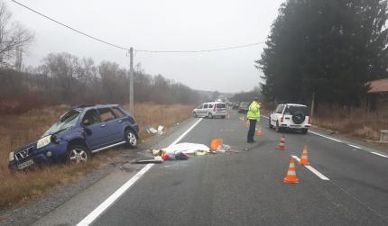 Un om a murit pe loc, după accident