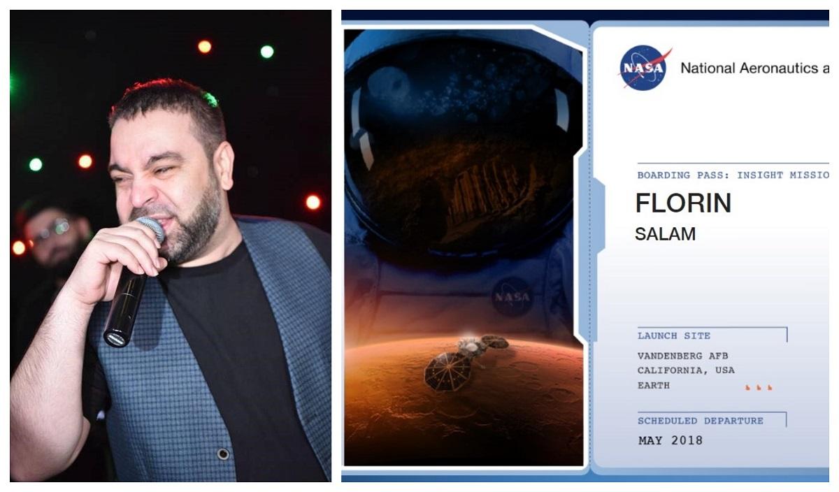 Numele lui Florin Salam este pe Marte