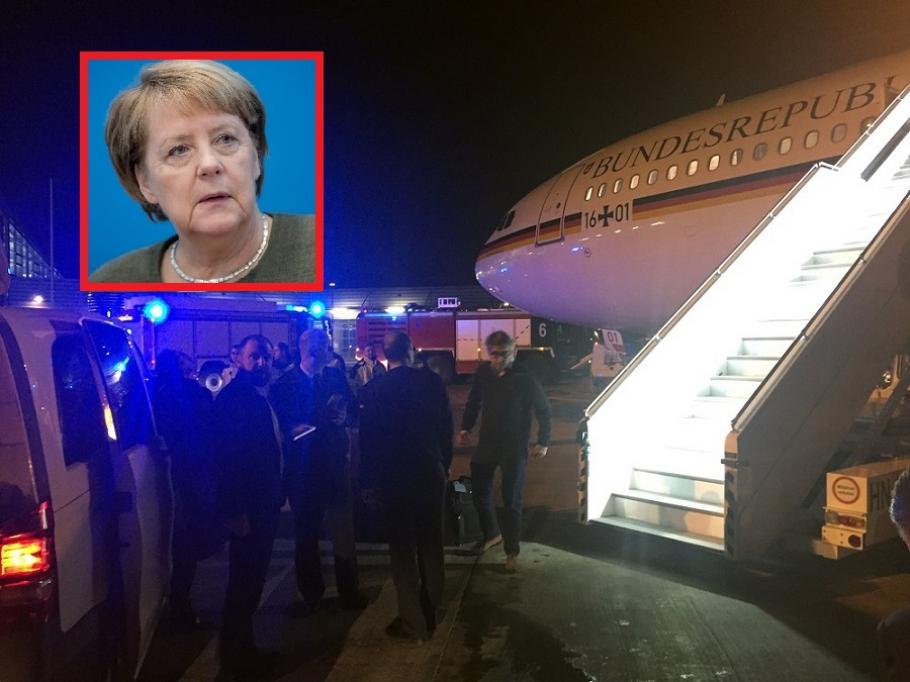 Angela Merkel Avionul cancelarului german Angela Merkel