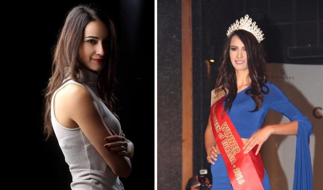 Tânăra fostă Miss Eurasia 2016 în ședințe foto