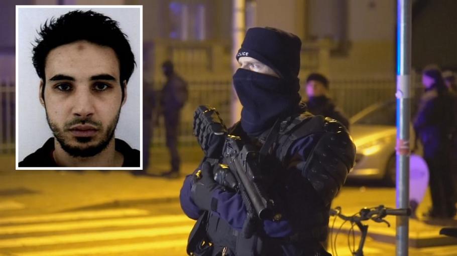 Polițist francez Polițist francez la locul unde a fost ucis Cherif Chekatt