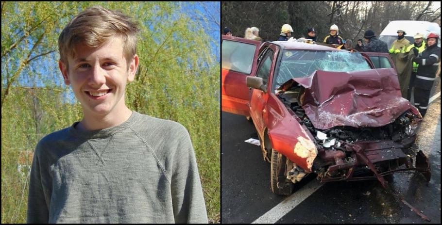 Tânărul a efectuat o depăşire neregulamentară, a intrat pe contrasens unde s-a ciocnit frontal cu microbuzul Radu, şoferul decedat în accident, este singurul fiu al celebrului sculptor din Ceica, Radu Lazăr