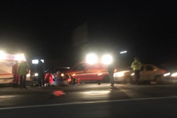 Accident groaznic pe DN 1, la Băicoi. Femeie spulberată de mai multe maşini, după ce a traversat neregulamentar