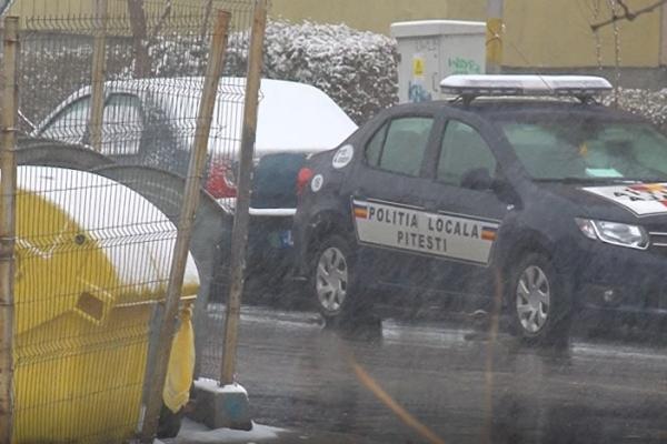 Gunoiul din Pitești, obiectiv de securitate. În oraș, tomberoanele sunt păzite de polițiști locali. În curând, ele vor fi monitorizate video (Video)