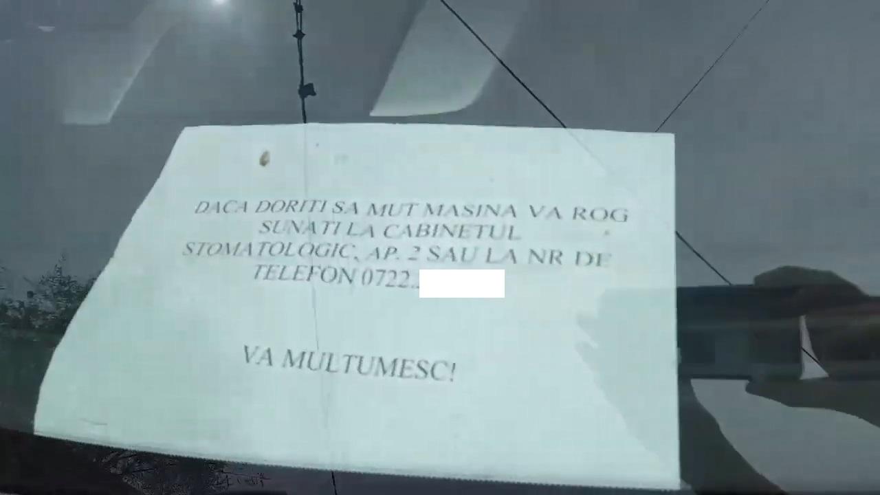 O femeie cu dureri de dinţi si-a lăsat bolidul în exact în mijlocul unei intersecţii super aglomerate din Bucureşti: "Dacă vreţi să o mut, sunaţi la stomatolog" (Video)