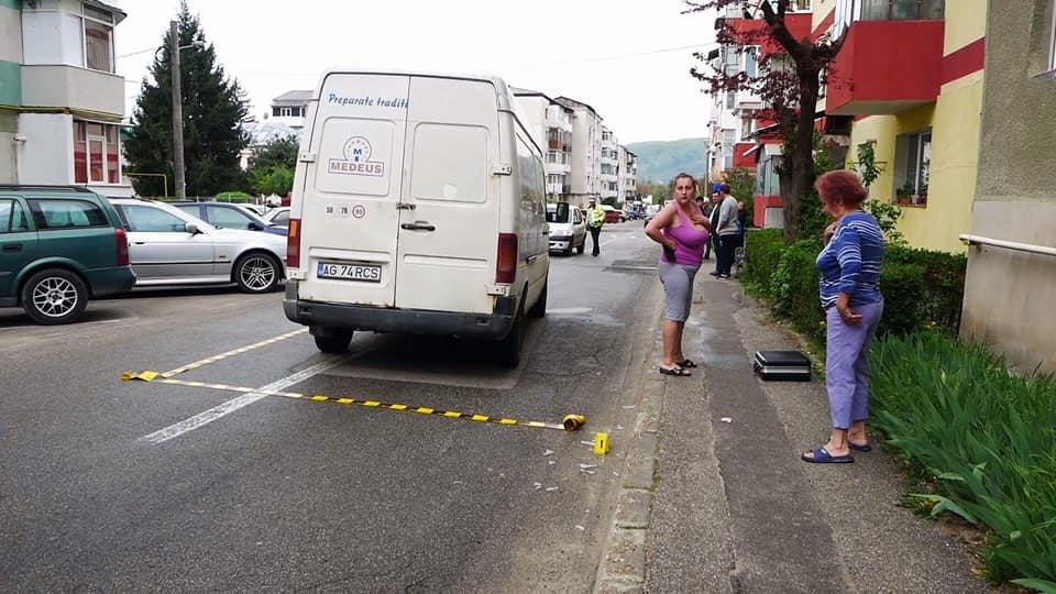 Fetita ranita intr-un accident produs in Curtea de Arges