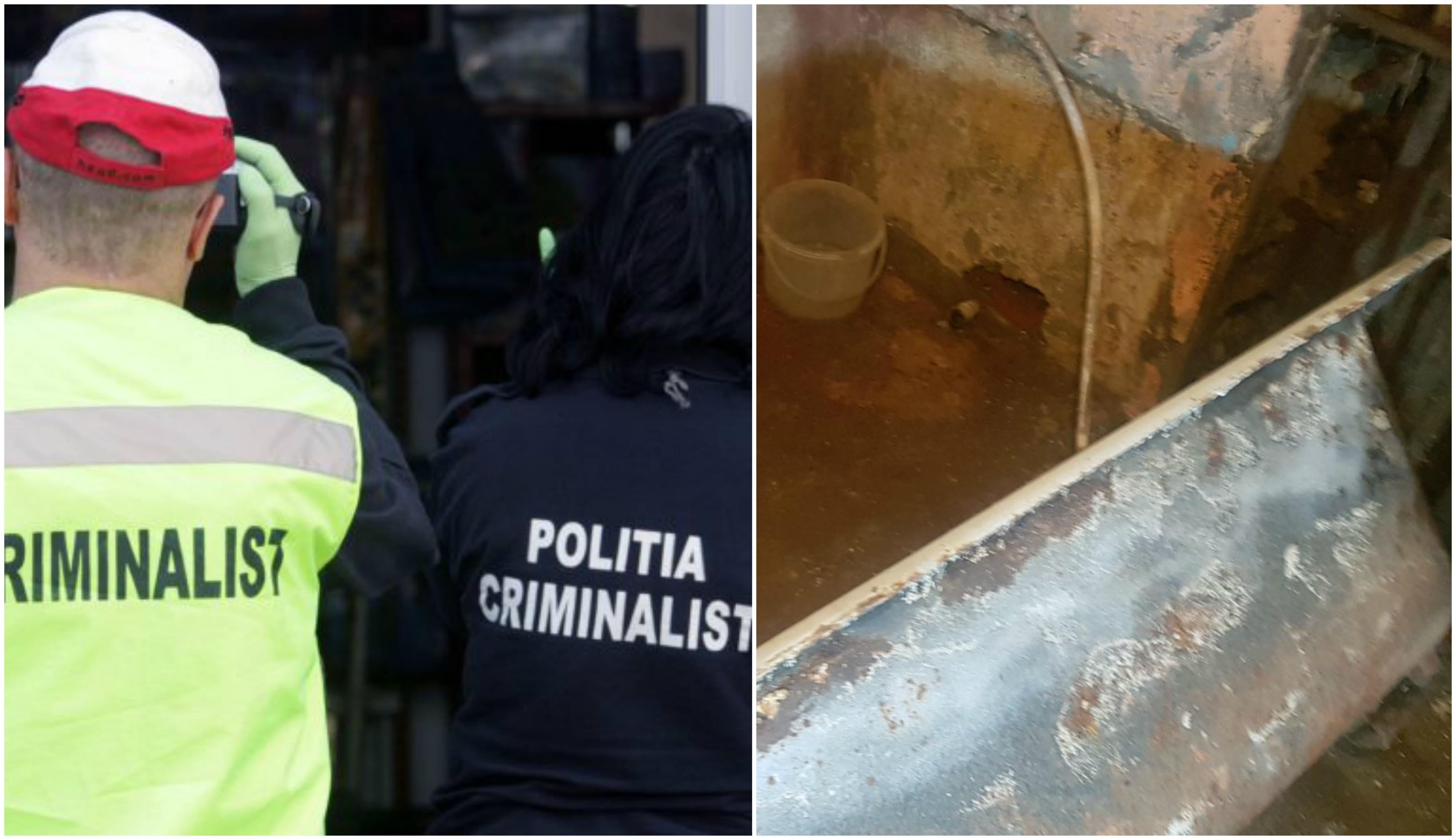 În garsoniera din Gorj, în care s-a găsit scheletul unei fetiţe zidit în baie, a locuit o bătrână care spunea tuturor că aude plânsete de copil