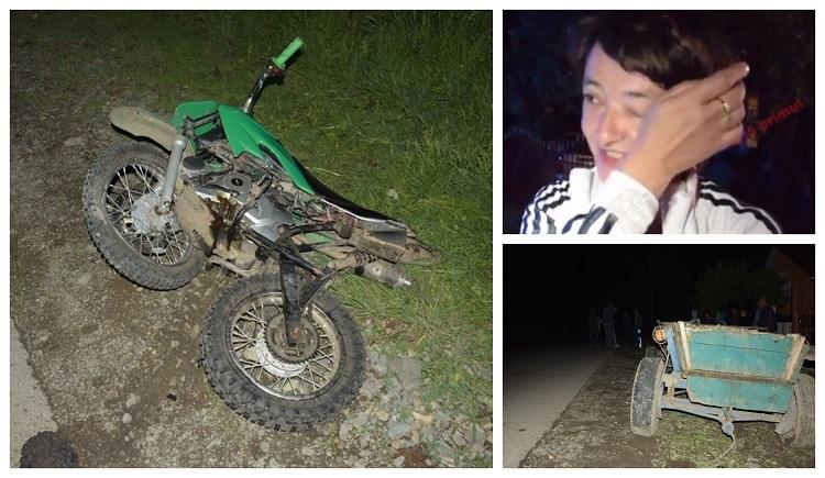 Un băiat este în comă după o acrobaţie inconştientă cu motocicleta, într-un sat din Bistriţa. Mama tânărului, cu ochii în lacrimi: "Aşa o murit şi tată'su"
