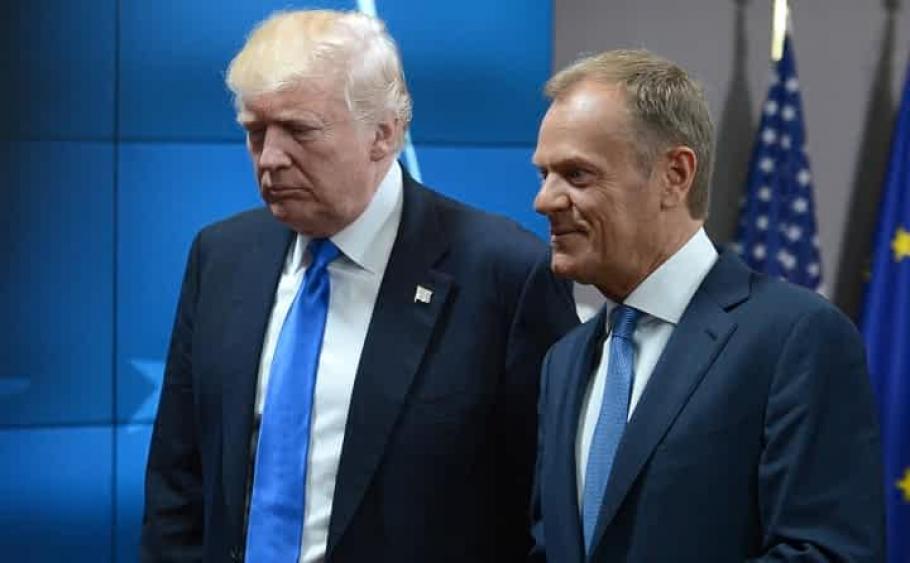 Donald Tusk şi Donald Trump Donald Tusk i-a transmis un mesaj ironic lui Donald Trump
