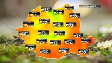 Prognoza meteo pentru ziua de 20 mai