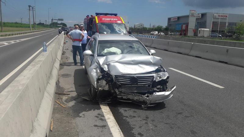 Patru persoane au fost ranite in urma accidentului de la iesire din Constanta