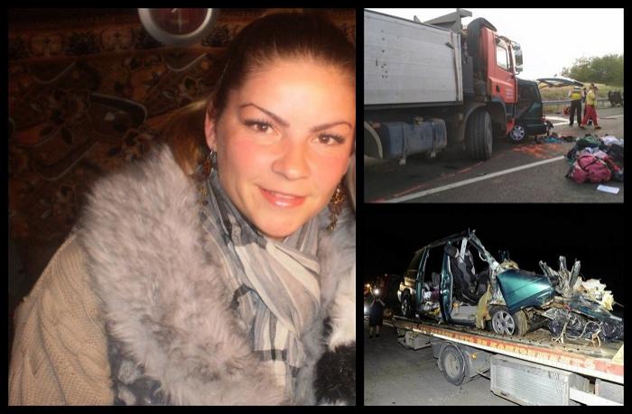 Ea este una dintre cele două femei moarte în accidentul din Ungaria. Claudia era mama a doi copilaşi şi a pierit de mână cu soţul ei