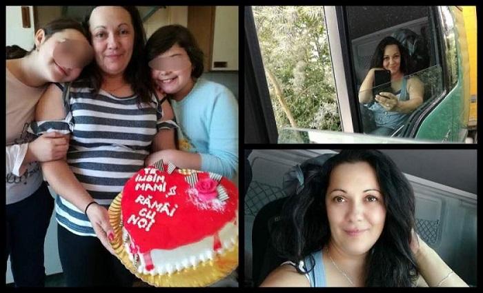 Mesaj sfâşietor transmis de fiica de 13 ani a Gabrielei, şoferiţa de TIR găsită moartă în cabină, în Italia