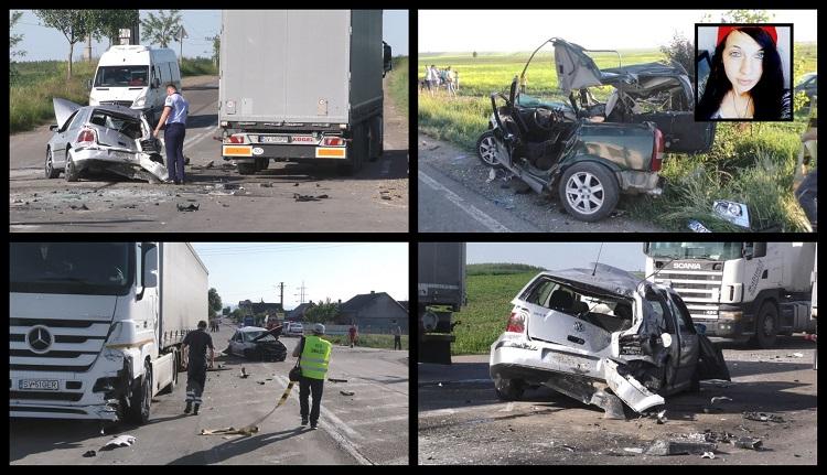 Loc blestemat. La nici 24 de ore după ce Georgiana a murit spulberată de TIR, scenariul s-a repetat la doar câţiva kilometri distanţă