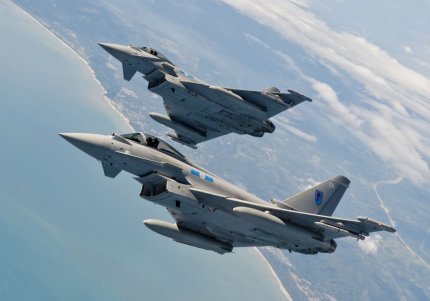 Avion militar rusesc, interceptat deasupra Mării Negre. 4 avioane Typhoon, de la baza Mihail Kogălniceanu, ridicate instant de la sol