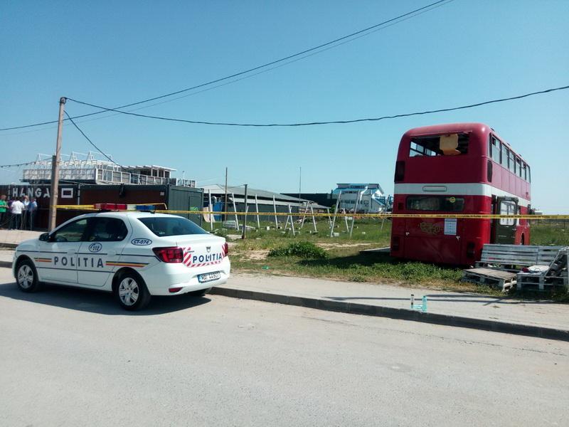 Crima intr-un autobuz abandonat pe plaja din Vama Veche