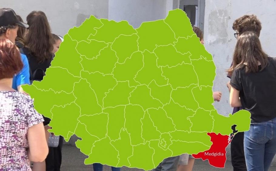 Hartă Medgidia, Județul Constanța Harta cu rezultatele la Capacitate 2018 în Medgidia, județul Constanța