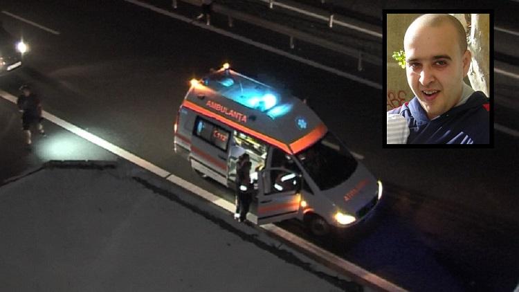 El este tânărul care s-a sinucis aruncându-se în cap, de pe un pod, pe autostrada spre Lugoj. Marius a lăsat un bilet de adio cutremurător