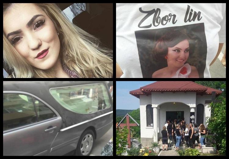 Tănăra româncă ucisă cu 50 de lovituri de cuţit, în Belgia, a ajuns acasă. Frumoasa Laura, condusă pe ultimul drum. Lacrimi și durere la căpătâiul fetei