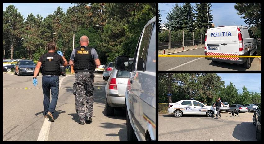 Primele imagini din Cluj, după ce o cutie suspectă a explodat când a fost atinsă de un pompier. Militarul a fost rănit la mâini şi faţă