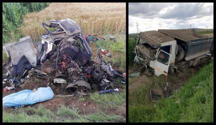 Accident şocant în Mureş, între Iernut şi Cuci. O femeie a murit după ce s-a izbit cu maşina de un camion