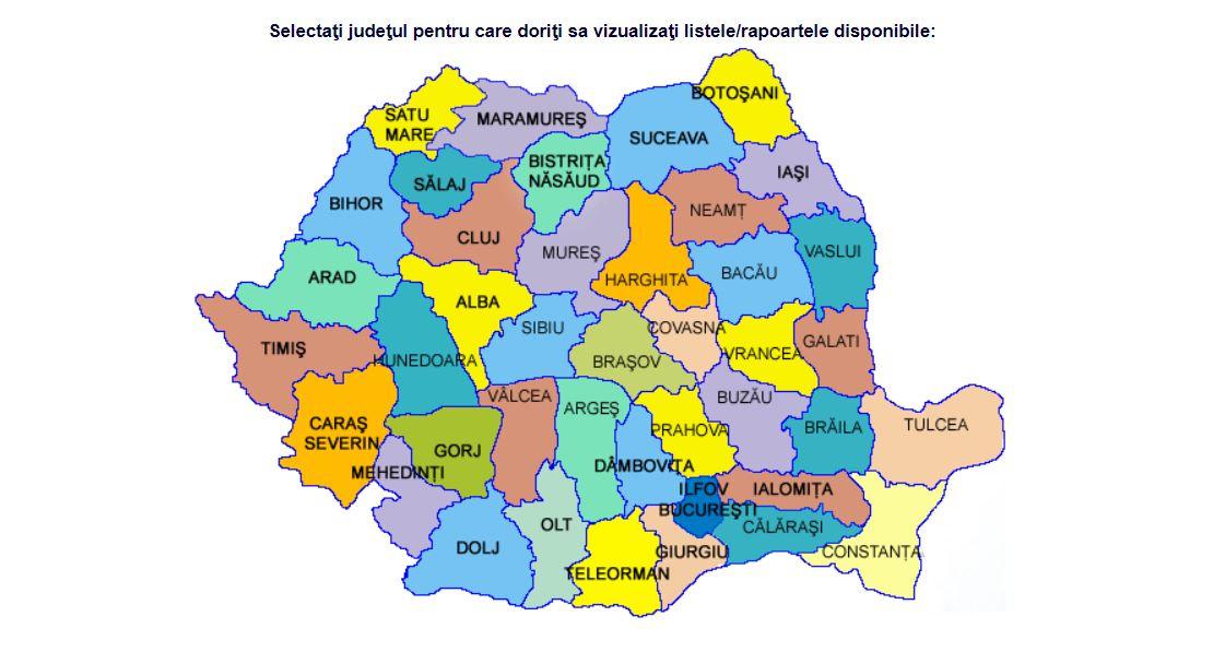 Harta rezultate Bac 2018 pe edu.ro